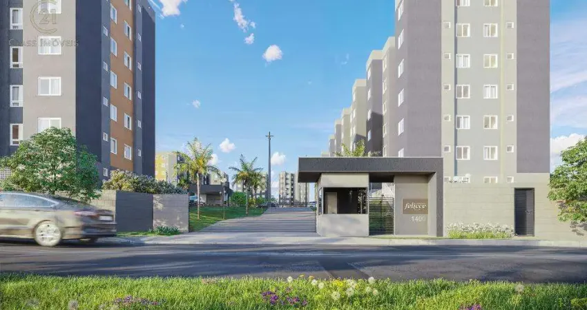 Apartamento à venda em Londrina, Jardim Maria Celina, com 2 quartos, com 35 m², Felicce Residencial