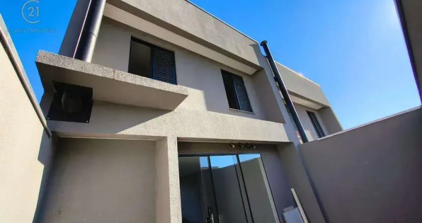 Casa à venda em cambé, jardim ecoville i, com 3 quartos, com 137 m², morada das flores