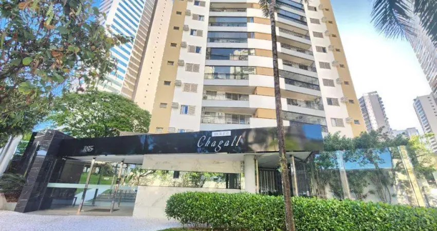 Apartamento para alugar em londrina, gleba palhano, com 3 quartos, com 140 m², edifício marc chagall