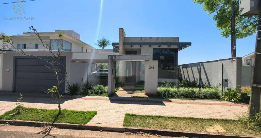 Casa para alugar em londrina, parque residencial alcântara, com 4 quartos, com 267 m²