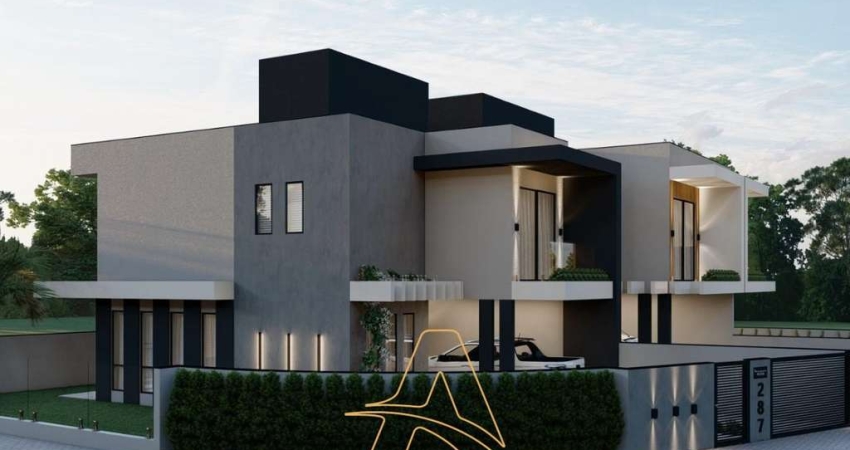 Sobrado Moderno em Construção no Bairro Bela Vista - Gaspar