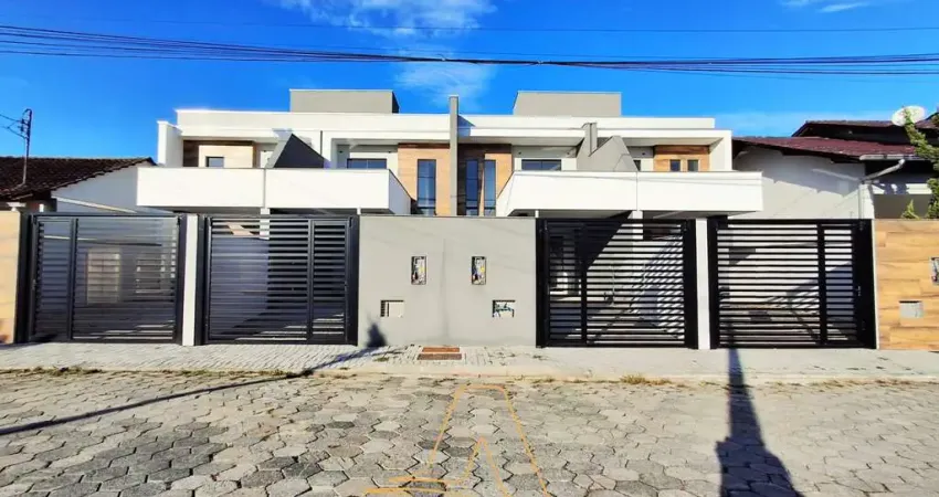 Modernos sobrados com 2 suítes no bairro poço grande - gaspar