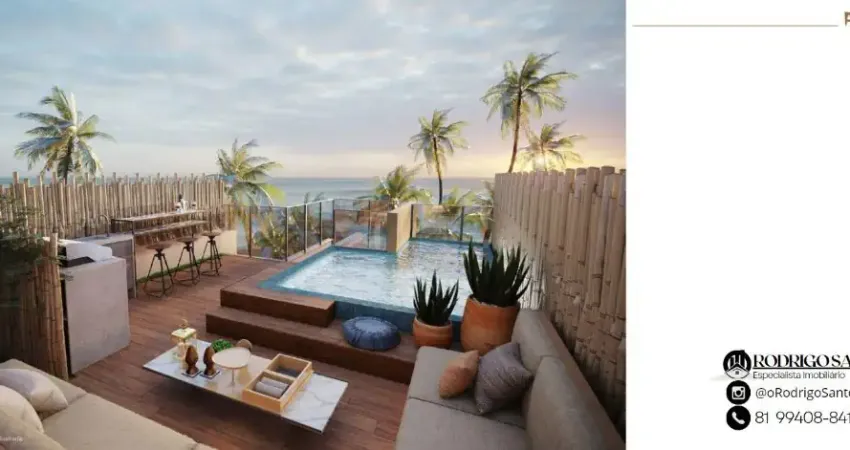 Rooftop Exclusivo no Cais Eco Residence – 78m² Privativos em Muro Alto