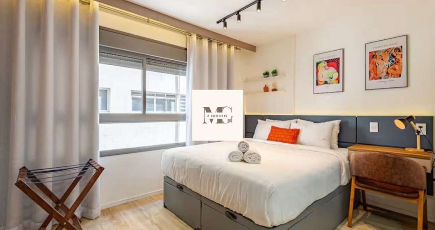 Apartamento à venda no Paraíso para investimento, São Paulo-SP: 21m² de conforto e praticidade!