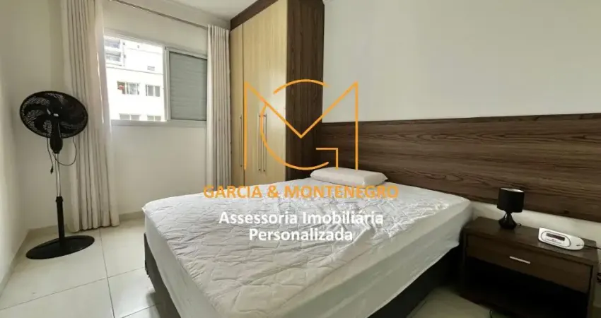 Apartamento Mobiliado com 1 dormitório (1 suíte) e 1 vaga - Aviação - Praia Grande - SP