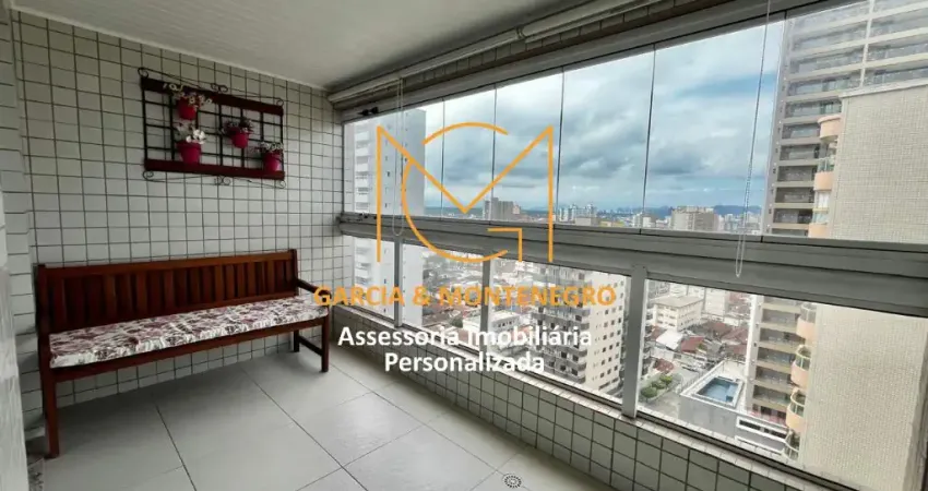 Apartamento mobiliado com 1 dormitório (1 suíte) e 1 vaga - aviação - praia grande - sp