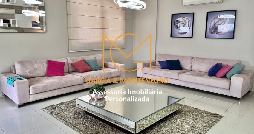 Apartamento com 232 m2 - 3 dormitórios (3 suítes) 4 vagas - Aparecida - Santos - SP