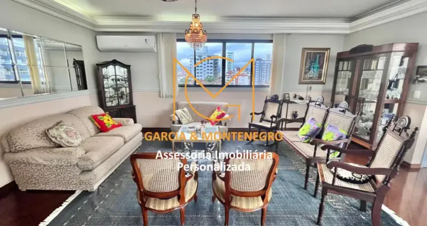 Apartamento 297 m2 com 4 dormitórios (2 suítes) 3 vagas - Boqueirão - Santos - SP