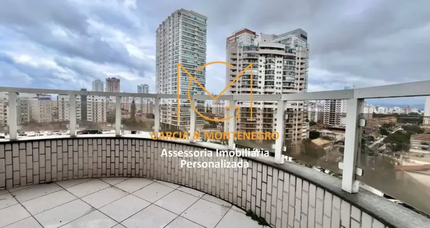 Oportunidade - cobertura duplex com 3 dormitórios (3 suítes) 3 vagas - ponta da praia - santos - sp