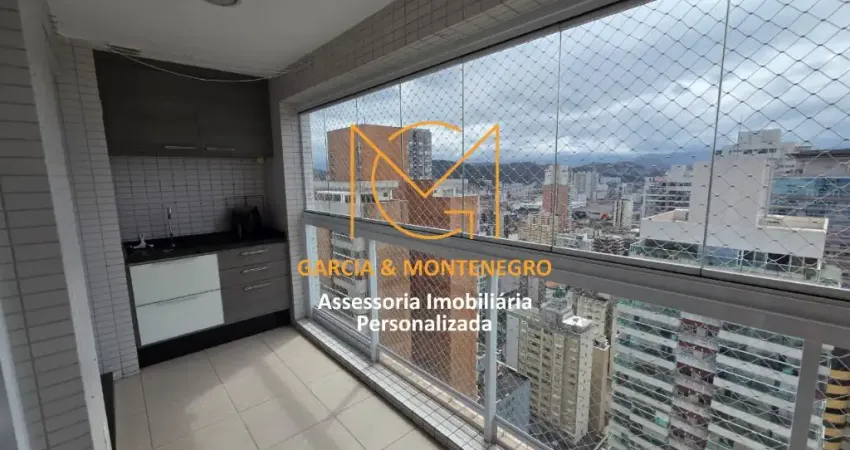 Apartamento mobiliado no legend residence 2 dormitórios (1 suíte) 1 vaga – gonzaga - santos - sp