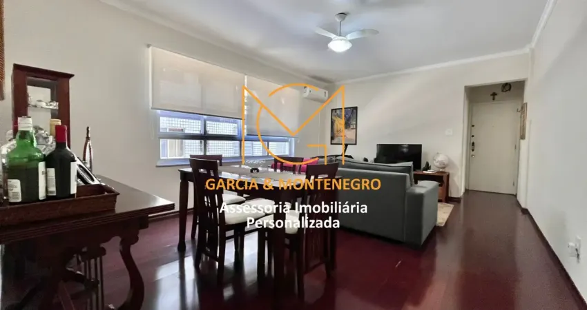 Apartamento com 155m2 - 2 dormitórios (1 suíte) 1 vaga demarcada - gonzaga - santos - sp