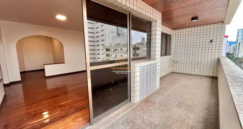 Apartamento com 3 quartos para alugar na Rua Machado de Assis, 51, Boqueirão, Santos