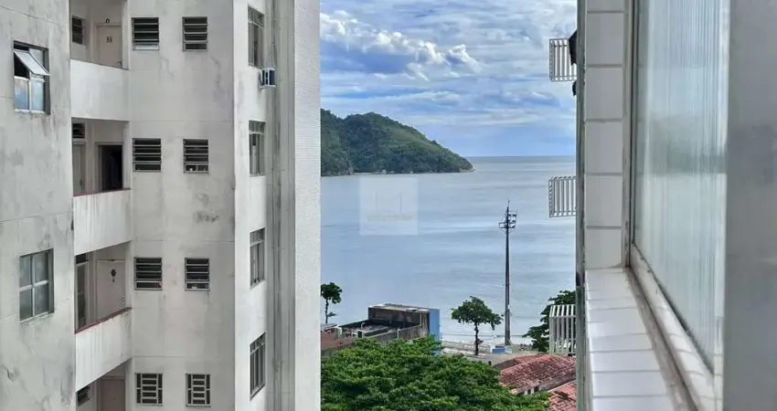 Vista Mar e Reforma Impecável: 96m² na Av. da Praia - Andar Alto