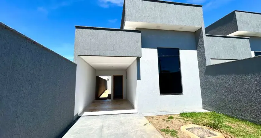 Casa à venda no setor boa esperança – 3 quartos, varanda gourmet, habite-se e averbada | aparecida de goiânia