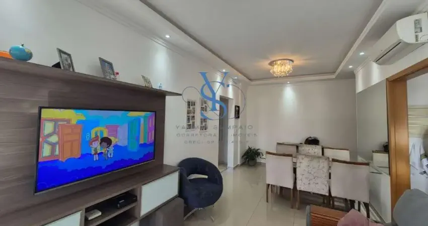 Apartamento de 2 quartos com 2 suítes e 2 vagas de garagem em Santos-SP, no bairro Campo Grande - 88m²
