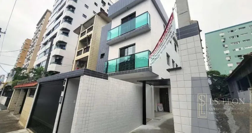 Casa Nova para Venda em Santos, Campo Grande, 2 dormitórios, 2 banheiros, 1 vaga