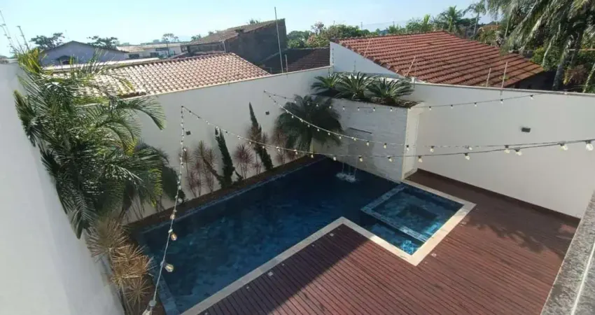 Casa Alto Padrão para Venda em Itanhaém, Cibratel 1, 5 dormitórios, 5 suítes, 2 banheiros, 5 vagas