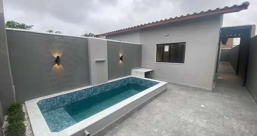 Casa para venda em itanhaém, santa julia, 2 dormitórios, 1 suíte, 1 banheiro, 2 vagas