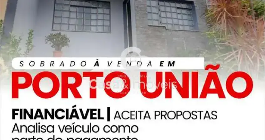 Sobrado à venda, Cidade Nova, PORTO UNIAO - SC. Financiável