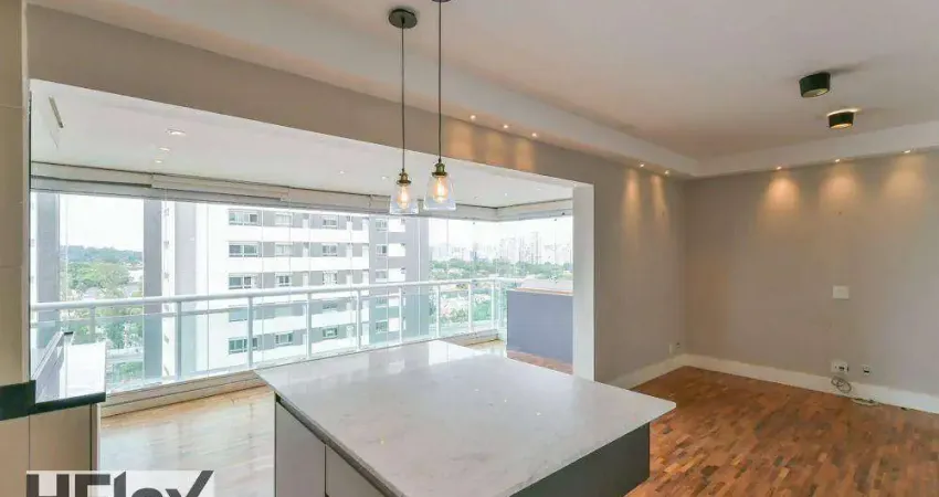 Apartamento com 3 dormitórios à venda, 108 m² por R$ 1.850.000,00 - Brooklin - São Paulo/SP