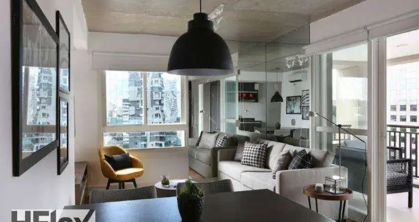 Apartamento com 1 dormitório à venda, 62 m² por R$ 1.000.000,00 - Cidade Monções - São Paulo/SP