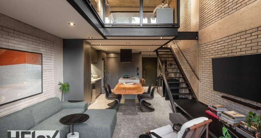 Apartamento Duplex com 1 dormitório à venda, 124 m² por R$ 3.000.000,00 - Pinheiros - São Paulo/SP