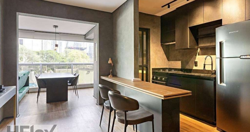 Apartamento com 1 dormitório para alugar, 62 m² por R$ 11.710,00/mês - Vila Nova Conceição - São Paulo/SP