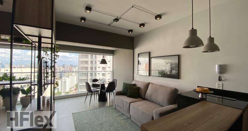 Apartamento com 1 dormitório para alugar, 40 m² por R$ 5.550,00/mês - Vila Mariana - São Paulo/SP