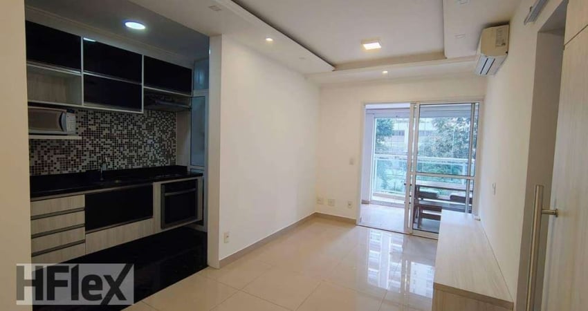 Apartamento com 1 dormitório para alugar, 59 m² por R$ 5.455,00/mês - Campo Belo - São Paulo/SP