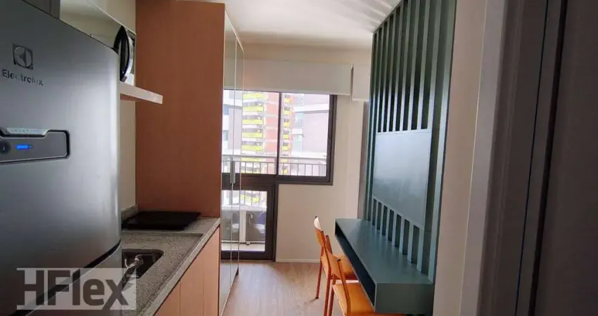 Apartamento com 1 dormitório para alugar, 23 m² por R$ 4.380,00/mês - Santo Amaro - São Paulo/SP