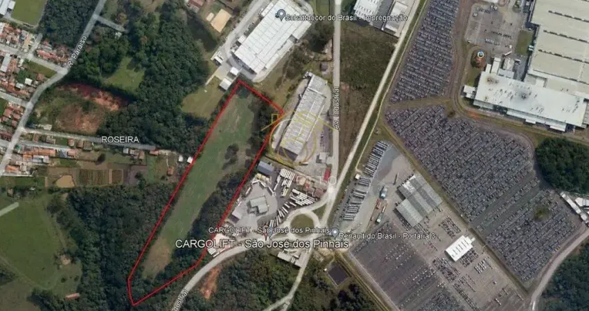 Terreno à venda na Avenida Industrial, 1115, Roseira de São Sebastião, São José dos Pinhais