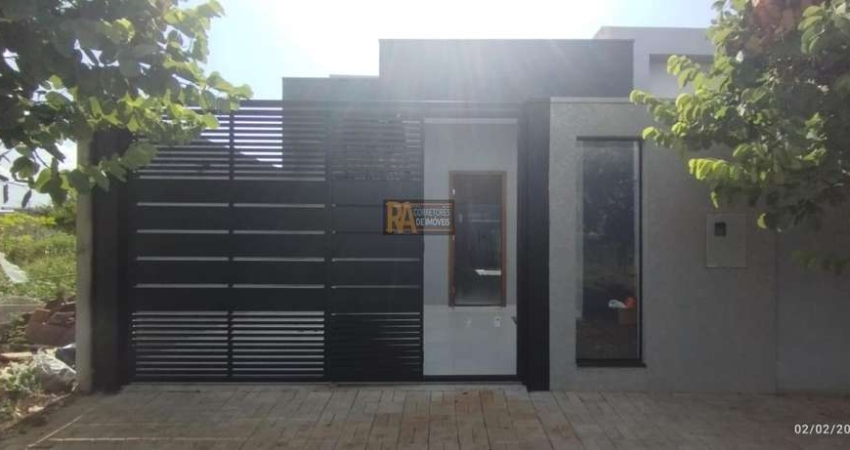 Casa para Venda em Foz do Iguaçu, Loteamento Parque da Lagoa, 2 dormitórios, 1 suíte, 2 banheiros, 1 vaga