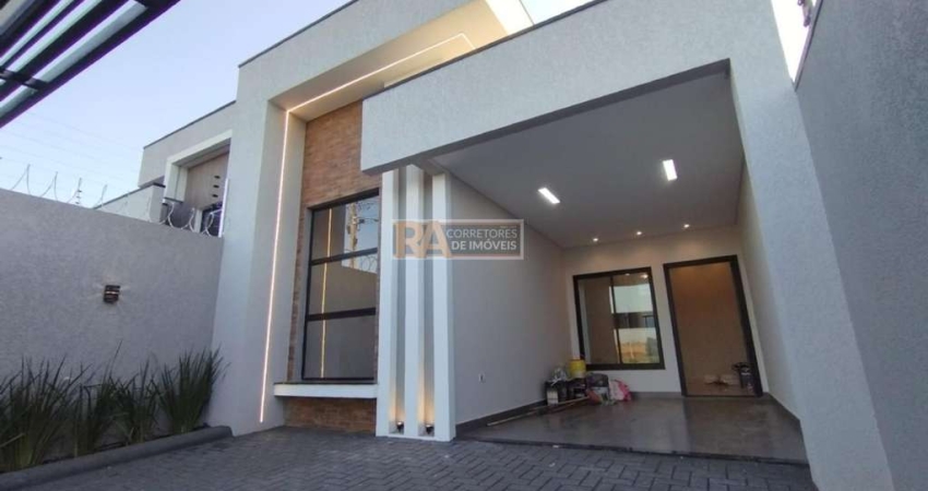 Casa para Venda em Foz do Iguaçu, Jardim Ipe IV, 3 dormitórios, 1 suíte, 1 banheiro, 2 vagas