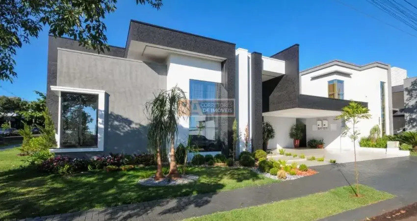 Casa para Venda em Foz do Iguaçu, Condomínio Arco de Paris, 4 suítes, 2 vagas