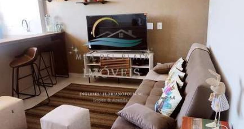 Apartamento para Temporada em Florianópolis, Ingleses do Rio Vermelho, 2 dormitórios, 1 suíte, 2 banheiros, 1 vaga