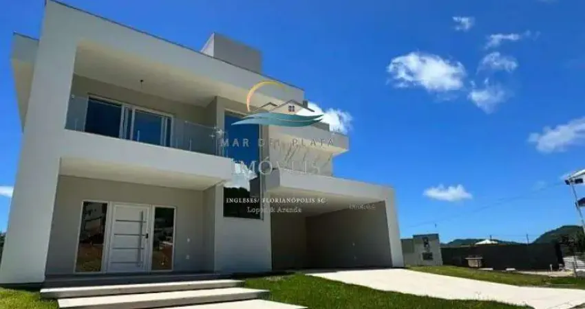 Casa Alto Padrão para Venda, Ingleses do Rio Vermelho, 4 dormitórios, 4 suítes, 5 banheiros, 1 vaga