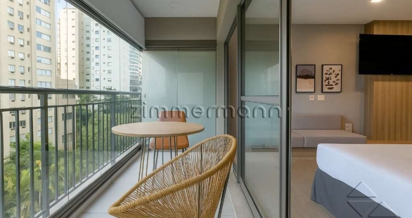 Apartamento com 1 quarto à venda na Alameda Iraé, --, Moema, São Paulo