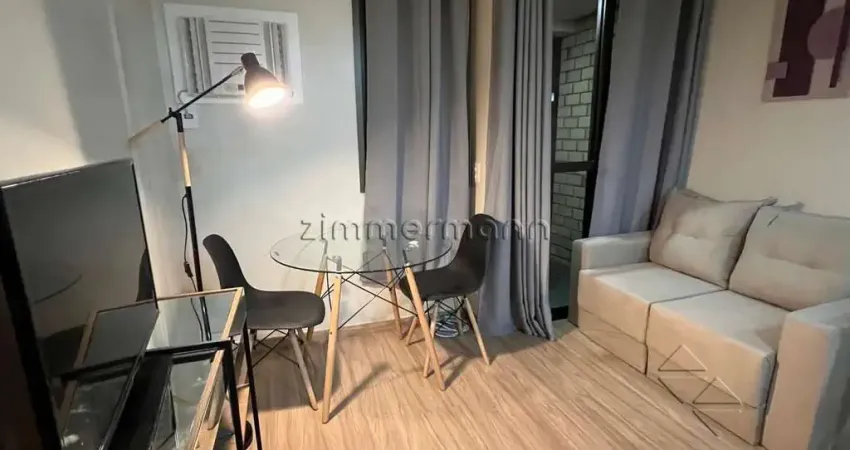 Flat com 1 quarto à venda na Avenida Ibijaú, --, Moema, São Paulo