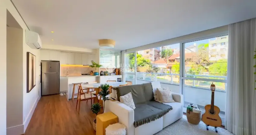 Apartamento 02  dormitórios c/suíte, 2 vagas - Menino Deus - Porto Alegre