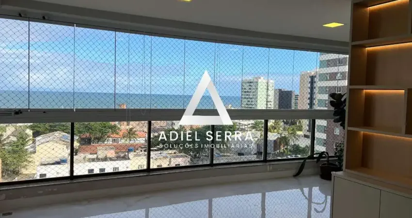 Jardim Armação | Vista mar | 3 Quartos | 1 Suíte | 104m² | Nascente |  Varanda integrada | 2 vagas