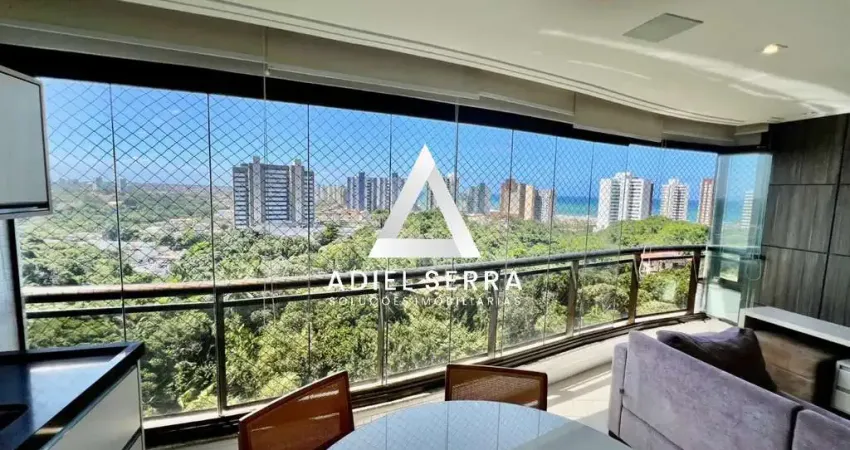 Colina A | Patamares | 114m² | 3/4 | 1 Suíte |  Porteira Fechada | Vista Mar | 3 Vagas | Varanda Gourmet | Total Infraestrutura de Lazer
