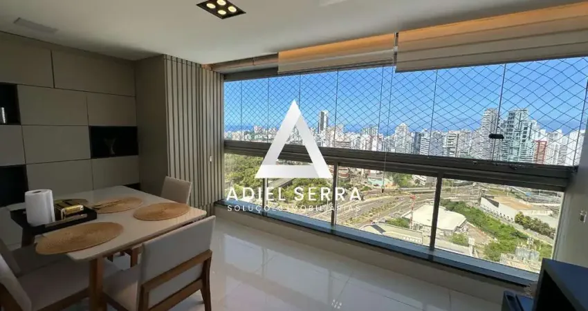 SALVADOR PRIME | CAMINHO DAS ÁRVORES | 51m² | 1/4 COM SUÍTE | NASCENTE | MOBILIADO | DECORADO | ANDAR ALTO