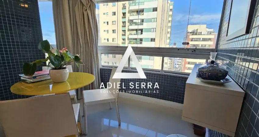 Pituba | 90m² | 2 Suítes | Vista Mar | Porcelanato | Sala em 2 Ambientes | 2 Vagas | Torre Única | Total Infraestrutura de Lazer