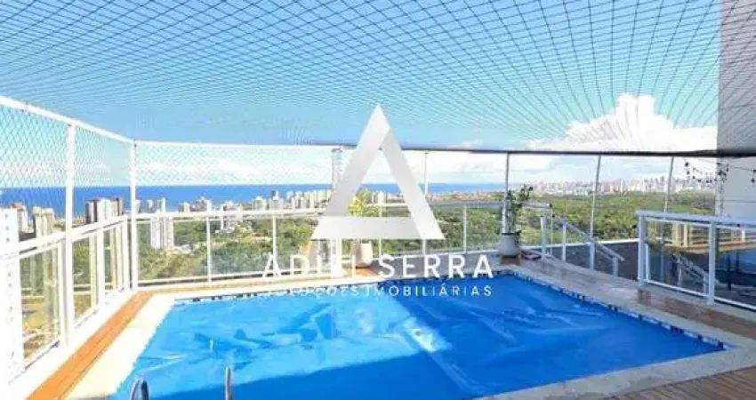 Patamares -  377m² - 4/4 C/ Suíte - Piscina Privativa - Vista Mar Permanente - Nascente Total - Acabamento em Alto Padrão - Total Infraestrutura