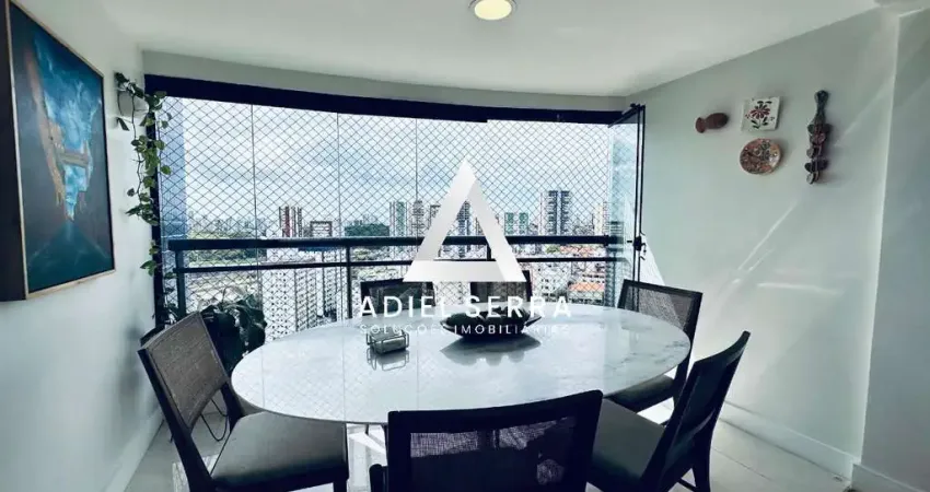 82m² - 3 quartos sendo 1 suíte - Lavabo - Andar altíssimo - Nascente - Vista livre - Cozinha americana - Varanda - Área de serviço - 2 vagas
