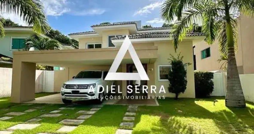Alphaville Litoral Norte 1 - 450m² total - Nascente - Ventilado - 4 suítes - Master c/ closet - Varanda - Área Gourmet - 4 vagas