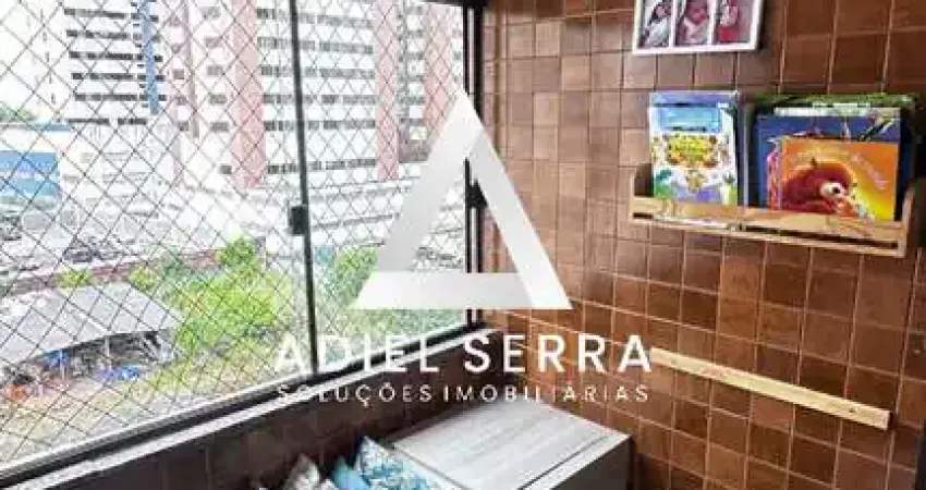 Armação - 80m² - Andar intermediário - Vista livre - Ventilado - 3 quartos sendo 1 suíte - Varanda - Dependência completa - Armários - 1 vaga