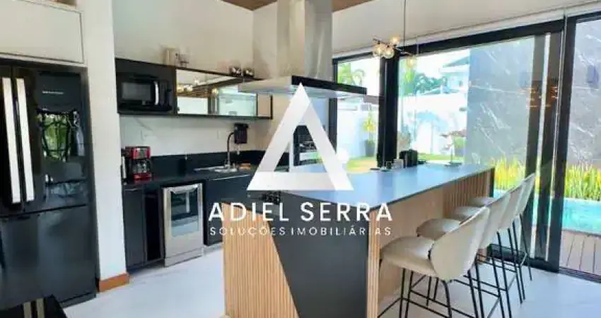 Alphaville litoral norte 1 - 570m² total - 3 suítes - master c/ closet - gabinete - armários planejados - piscina - energia solar - home - 4 vagas