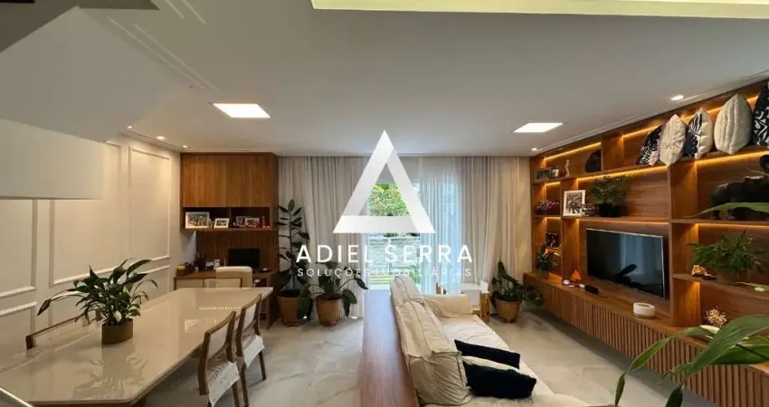 Abrantes - 180m² total - 3 quartos sendo 1 suíte - Lavabo - Área Gourmet c/ churrasqueira - Armários - Ar condicionado - 1 vaga