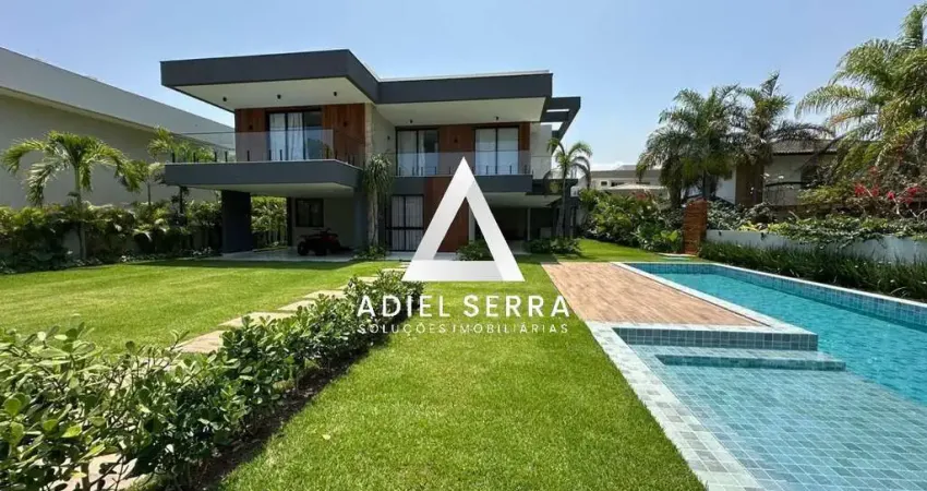 Busca Ville - 910m² total - Recém construída - 5 suítes - Closets - Climatização - Área gourmet - Piscina privativa - Dependência completa - 6 vagas